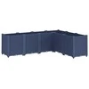 Sodo lovelis, pilkos spalvos, 160x120x53cm, PP