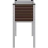 Sodo lovelis, rudas, 100x41x90cm, plienas