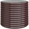 Sodo lovelis, rudas, 80x80x68cm, plienas