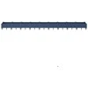 Sodo lovelis su kuoliukais, pilkas, 362,5x42,5x28,5cm, PP