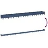 Sodo lovelis su kuoliukais, pilkas, 362,5x42,5x28,5cm, PP