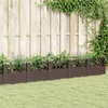 Sodo lovelis su kuoliukais, rudas, 363,5x43,5x43,5cm, PP