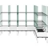 Sodo lovelis su treliažu, baltos spalvos, 200x160x142,5cm, PP