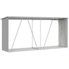 Sodo malkinė, galvanizuotas plienas, 330x84x152cm, pilka