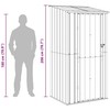 Sodo pašiūrės Ruda 103 x 86 x 200 cm Metalas