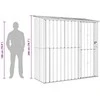 Sodo pašiūrės Ruda 203 x 85,5 x 200 cm Metalas