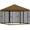 Sodo pavėsinė su šoninėmis sienelėmis 3 x 3 m Taupe