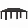 Sodo Paviljonas 6 x 3 m Antracito Poliesteris ir plienas 190