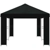 Sodo Paviljonas 6 x 3 m Juoda Poliesteris ir plienas 190