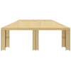Sodo Paviljonas 6 x 3 m Kreminė Poliesteris ir plienas 190