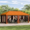 Sodo Paviljonas 6 x 3 m Oranžinė Poliesteris ir plienas 190