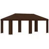 Sodo Paviljonas 6 x 3 m Ruda Poliesteris ir plienas 190