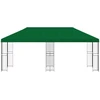 Sodo Paviljonas 6 x 3 m Žalia Poliesteris ir plienas 190 gsm