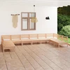 Lauko baldų komplektas Sodo poilsio baldų komplektas, 10 dalių, pušies masyvas