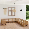 Lauko baldų komplektas Sodo poilsio baldų komplektas, 11 dalių, pušies masyvas