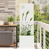 Sodo privatumo ekranas „Fretwork“ Balta 50 x 32 x 150 cm