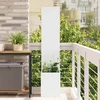Sodo privatumo ekranas „Fretwork“ Balta 32 x 32 x 150 cm