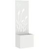 Sodo privatumo ekranas „Fretwork“ Balta 50 x 32 x 150 cm