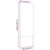 Sodo privatumo ekranas „Fretwork“ Balta 50 x 140 cm