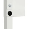 Sodo privatumo ekranas „Fretwork“ Balta 50 x 140 cm