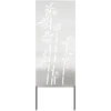 Sodo privatumo ekranas Sidabro 50 x 140 cm Nerūdijantis plienas