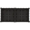 Sodo puodynė su ratukais Juoda 80 x 40 x 29 cm PP
