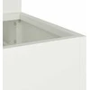 Sodo vazonas Balta 90 x 90 x 35 cm Šaltai valcuotas plienas