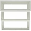 Sodo vazonas Balta 90 x 90 x 35 cm Šaltai valcuotas plienas