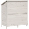 Sodo Sandėlys Balta 106 x 56 x 113,5 cm Kietasis pušinis medis