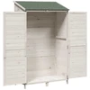 Sodo Sandėlys Balta 106 x 56 x 176,5 cm Apdirbta mediena