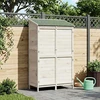 Sodo Sandėlys Balta 106 x 56 x 176,5 cm Kietasis pušinis medis