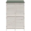 Sodo Sandėlys Balta 106 x 56 x 176,5 cm Kietasis pušinis medis