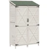 Sodo Sandėlys Balta 106 x 56 x 176,5 cm Apdirbta mediena