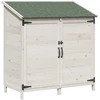 Sodo Sandėlys Balta 106,5 x 56 x 113,5 cm Apdirbta mediena