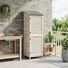 Sodo Sandėlys Balta 59 x 56 x 176 cm Kietasis pušinis medis