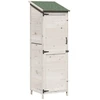 Sodo Sandėlys Balta 59,5 x 56 x 176,5 cm Apdirbta mediena