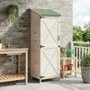 Sodo Sandėlys Balta 59,5 x 56 x 176,5 cm Apdirbta mediena