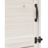 Sodo Sandėlys Balta 59,5 x 56 x 176,5 cm Kietasis pušinis medis