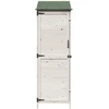 Sodo Sandėlys Balta 59,5 x 56 x 176,5 cm Apdirbta mediena