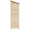 Sodo Sandėlys su stogu su saugykla Natūrali 106 x 56 x 176,5 cm