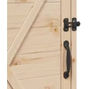 Sodo Sandėlys su stogu su užraktu Natūrali 59,5 x 56 x 113,5 cm