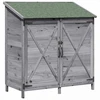 Sodo Sandėlys Pilka 106 x 56 x 113,5 cm Kietasis pušinis medis