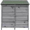 Sodo Sandėlys Pilka 106 x 56 x 113,5 cm Kietasis pušinis medis
