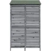 Sodo Sandėlys Pilka 106 x 56 x 176,5 cm Kietasis pušinis medis