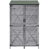 Sodo Sandėlys Pilka 106 x 56 x 176,5 cm Apdirbta mediena