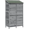 Sodo Sandėlys Pilka 106 x 56 x 176,5 cm Kietasis pušinis medis