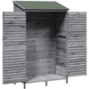 Sodo Sandėlys Pilka 106 x 56 x 176,5 cm Kietasis pušinis medis