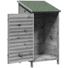 Sodo Sandėlys Pilka 59 x 56 x 113,5 cm Kietasis pušinis medis