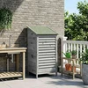 Sodo Sandėlys Pilka 59 x 56 x 113,5 cm Kietasis pušinis medis