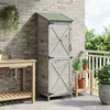 Sodo Sandėlys Pilka 59,5 x 56 x 176,5 cm Apdirbta mediena